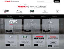 Tablet Screenshot of penskechandlerautoplex.com